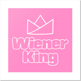 Wiener King Vintage Retro Gay LGBT Posters and Art